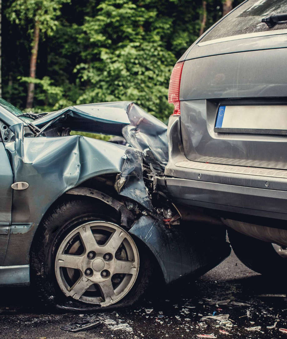botsing met auto